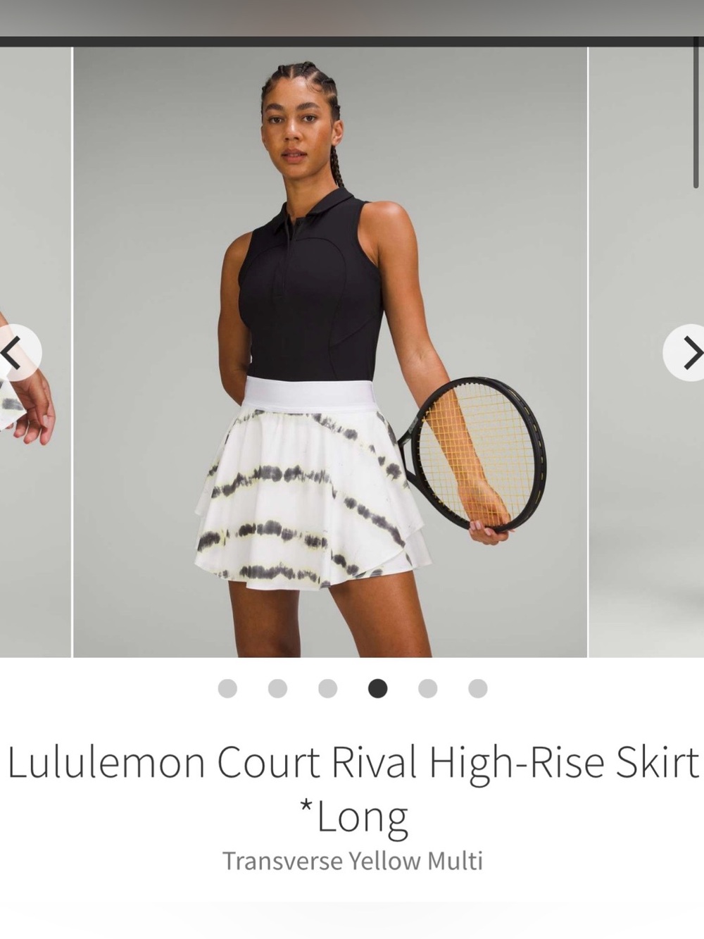 lululemon Court Rival HR Skirt
*Long Size6